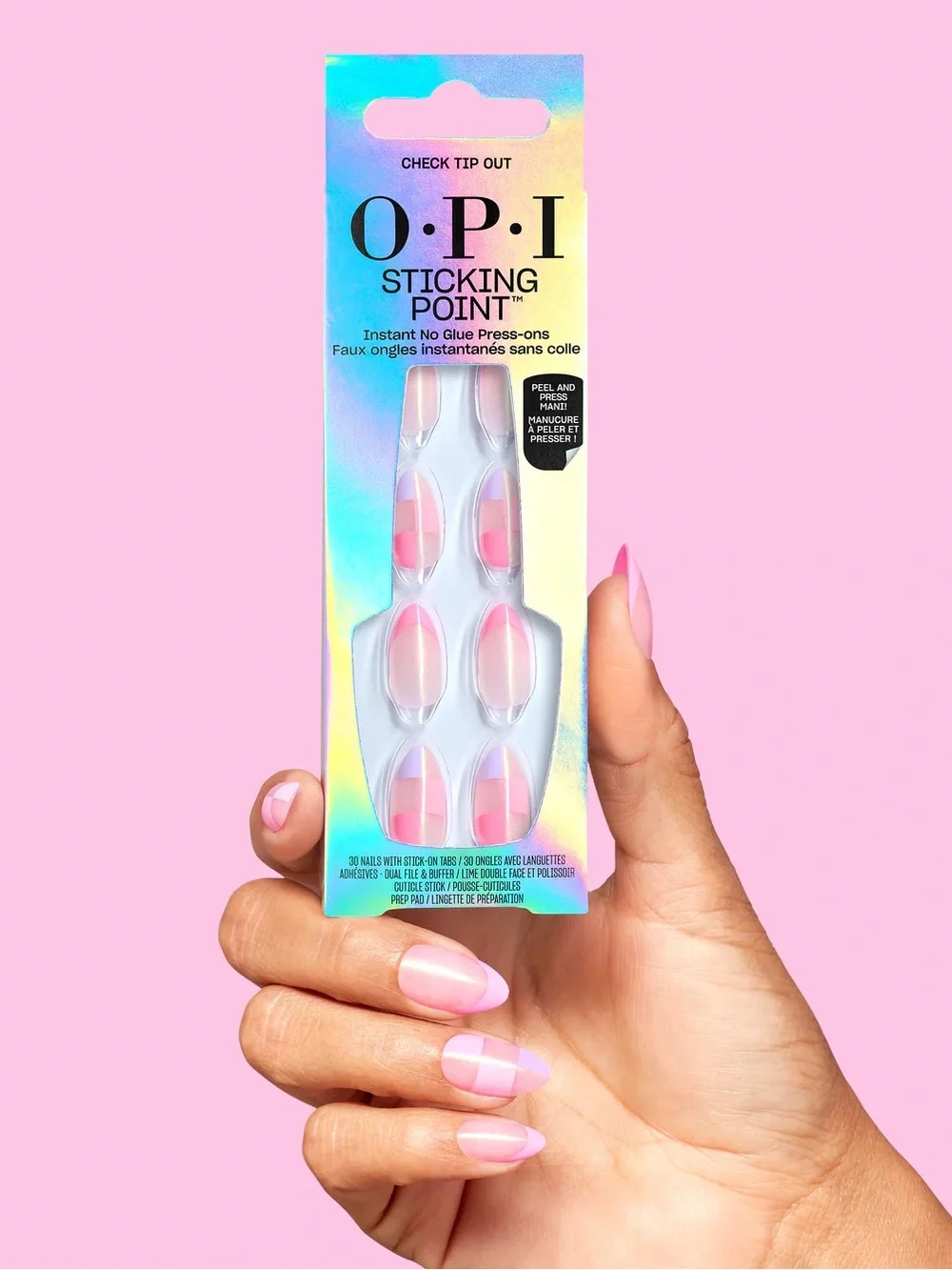 OPI Check Tip Out Press-On Nails